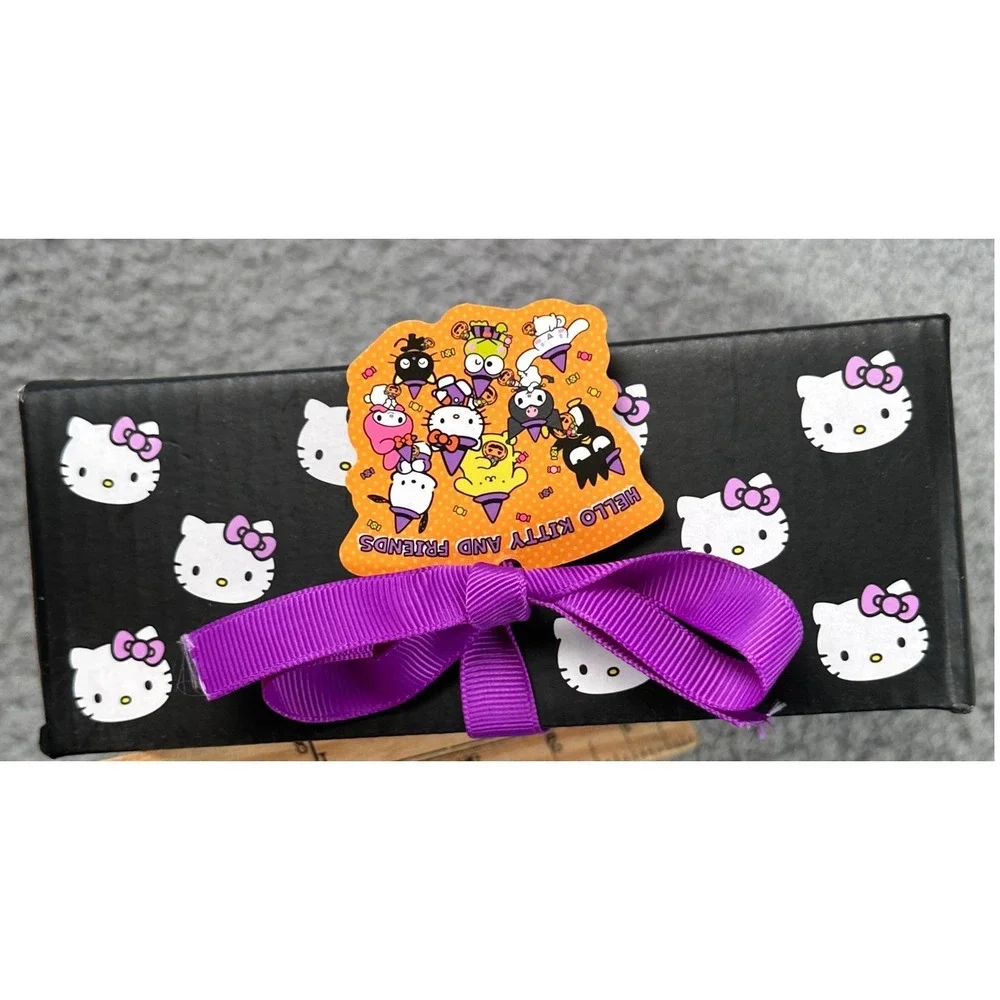 Blue Sky Hello Kitty Halloween Salt Pepper Shakers Ceramic Pumpkin Cat CUTE NIB
